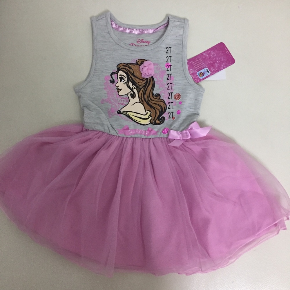 Disney Princess Belle Cute Pink tutu dress